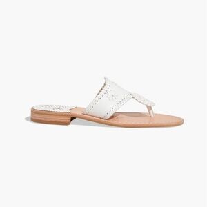 PALM BEACH Jacks Flat Sandal, white
